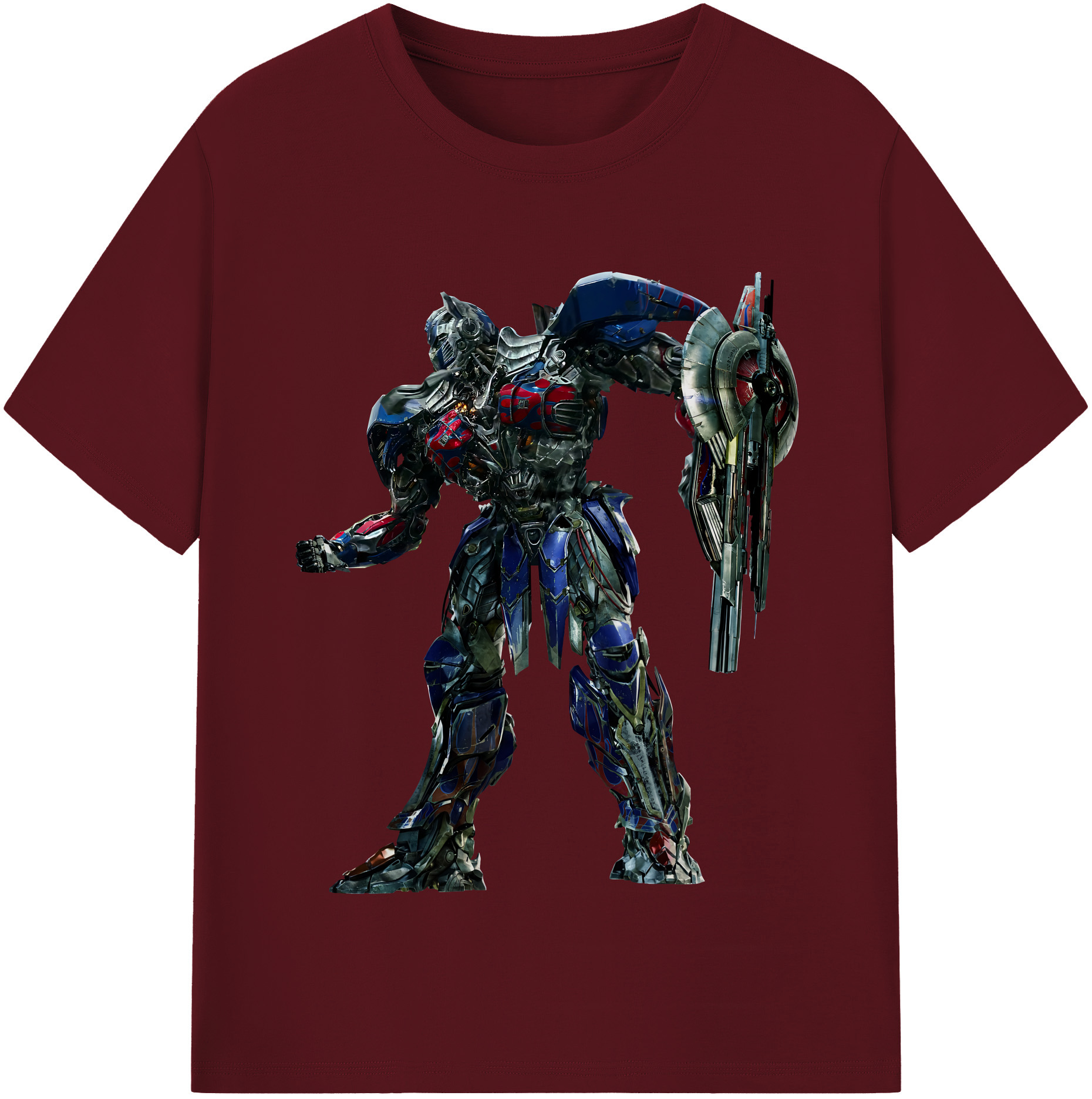（画像用） Transformers トランスフォーマー 綿100％半袖Tシャツ（フロントプリント）